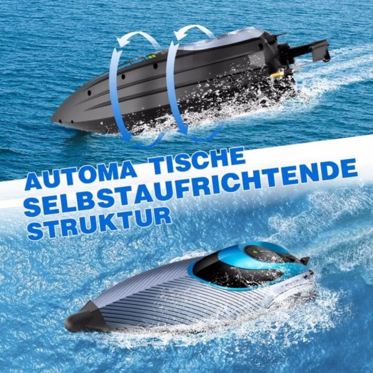 4DRC S3 45km/h Remote Control Boat Kids Toy WATER-COOLED High Speed RC Ship.Gifts for Kids Adults