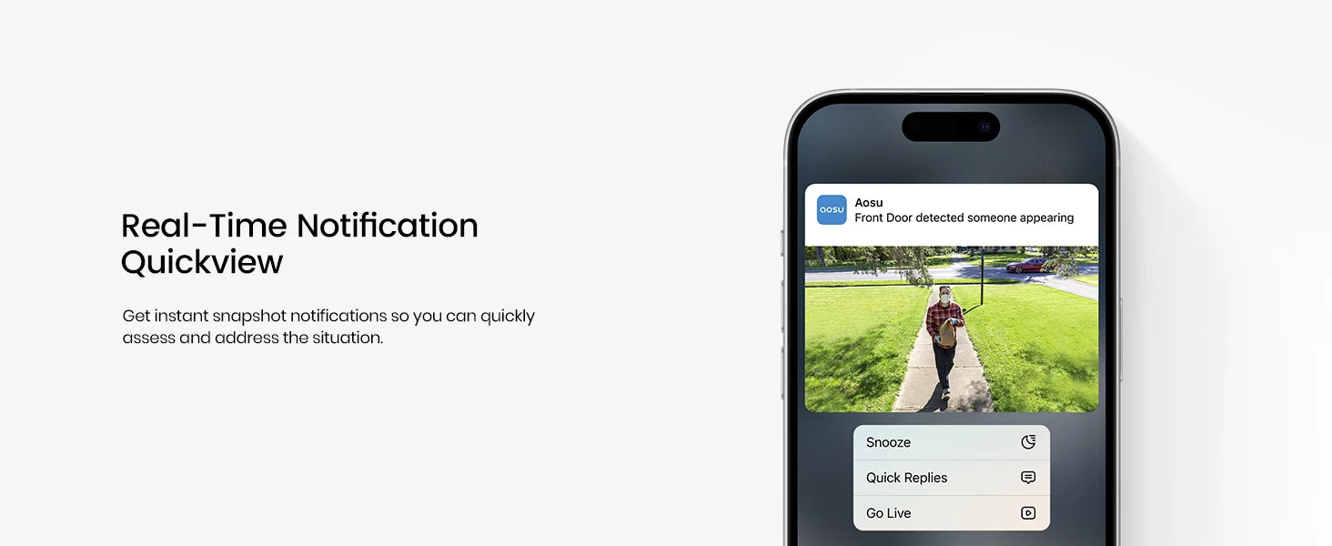 AOSU 100% Wire-free 3MP Wifi Solar Camera 4/8/12 pcs Outdoor Built-in Battery Security Camera Night Vision 2-Way Audio CCTV Cam
