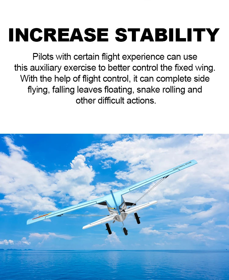 M7 Moore Off-road Aircraft Qidi560 RC Plane EPP 4CH Remote Control Brushless Airplane with LED light Model Toys for Children