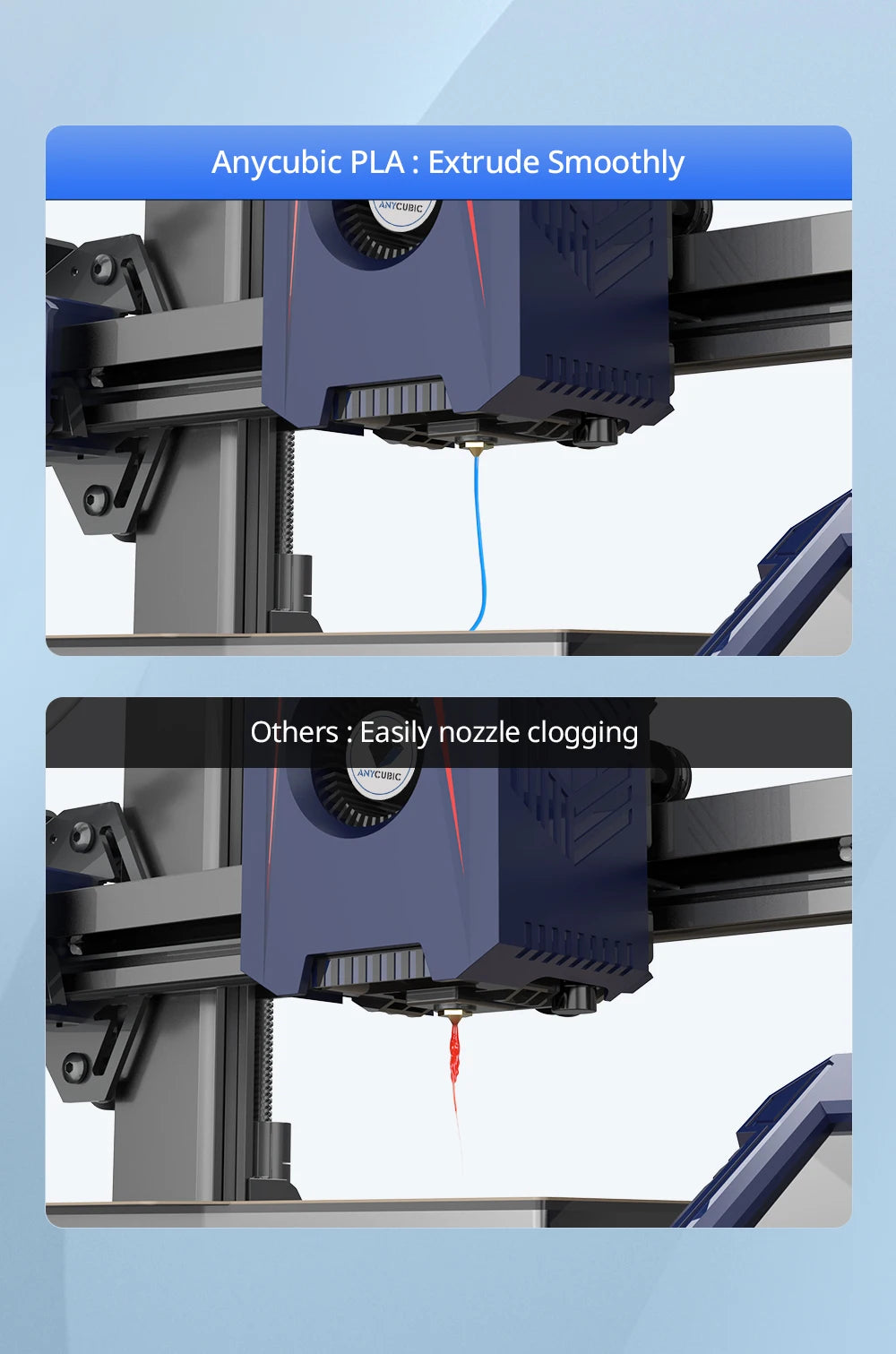 ANYCUBIC 5KG PLA Filament For FDM 3D Printer 1.75mm Eco-friendly 3D Printing Material Failment For Kobra S1C K3C EU US Warehouse