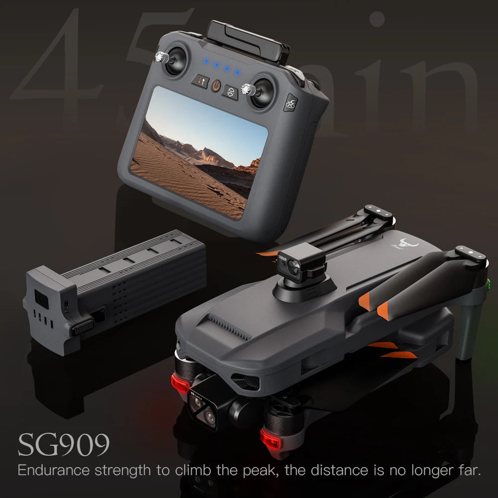 ZLL SG909 MAX GPS Drone With 4K Camera 6KM Touch Screen RC Profesional Drone 360° obstacle avoidance Foldable RC Quadcopter