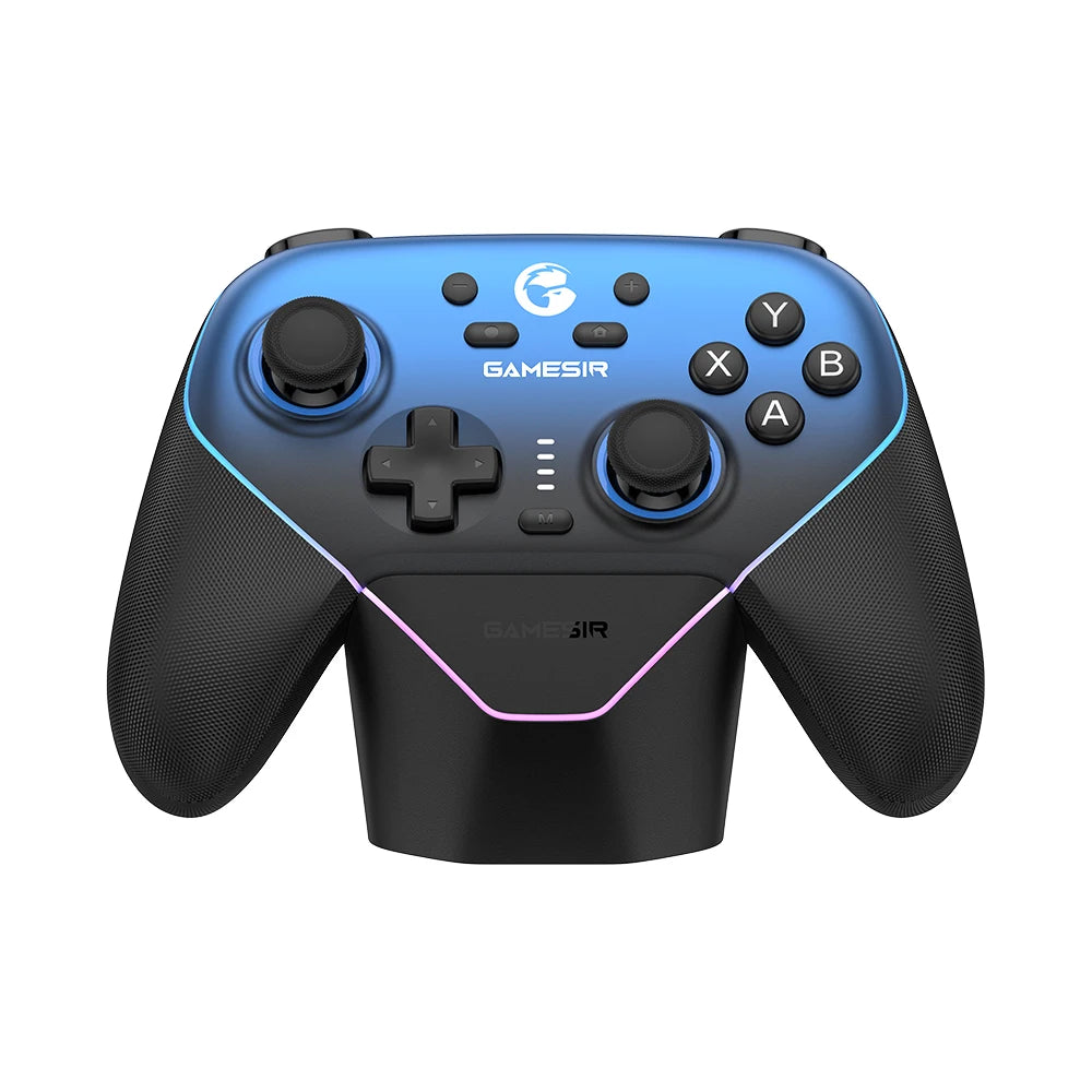 Wireless Pro Controller with Charging Station, Hall Effect Joystick for Nintendo Switch / PC / Android / iOS