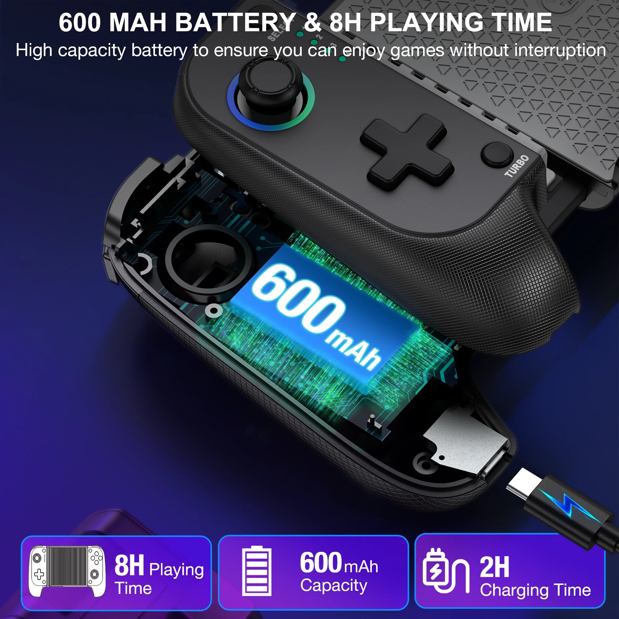 MC100 Gamepad Telescopic For Apple IOS Android PUBG COD Stretch Wireless Bluetooth Phone Game Controller Joystick