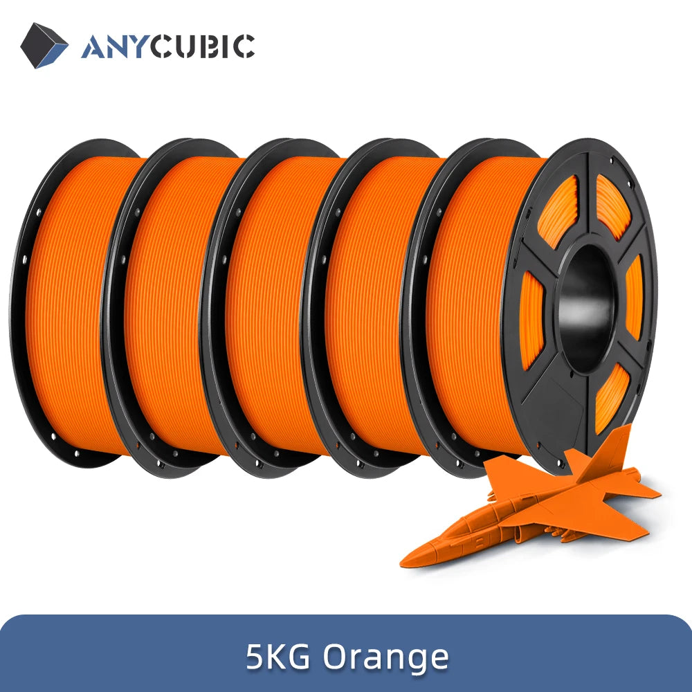 ANYCUBIC 5KG PLA Filament For FDM 3D Printer 1.75mm Eco-friendly 3D Printing Material Failment For Kobra S1C K3C EU US Warehouse