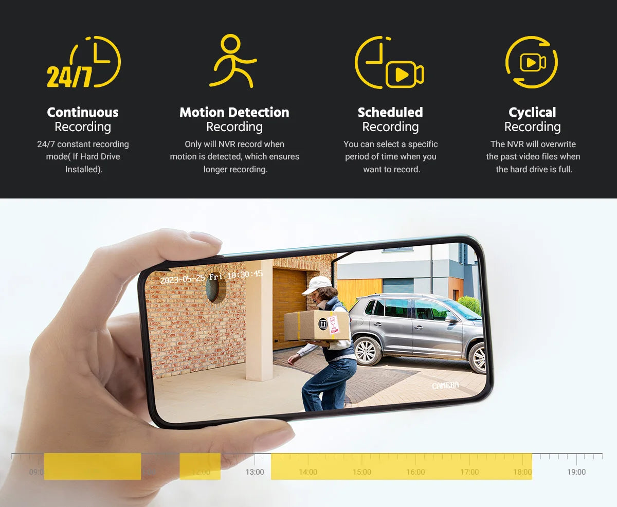 16CH 5MP POE NVR Kit Security Camera System Two Way Audio H.265+ 5MP IP Camera 4K NVR Outdoor CCTV Video Surveillance Set