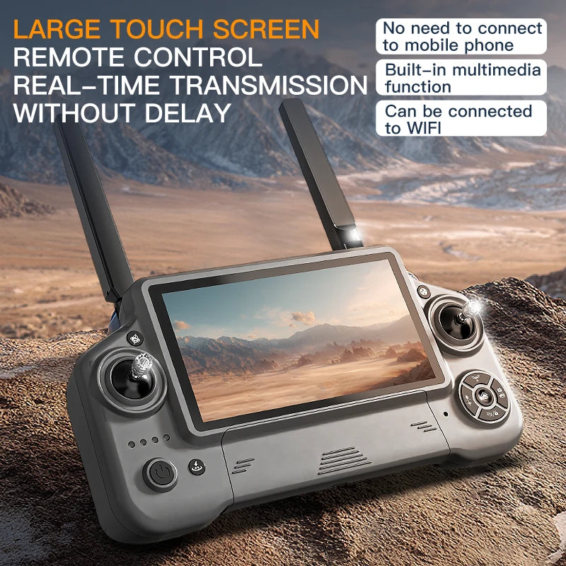 5.5 inch KF100 MAX Large Screen RC Professional GPS Drone With 4K HD Camera 3-Axis Gimbal Brushless For Fishing Drone