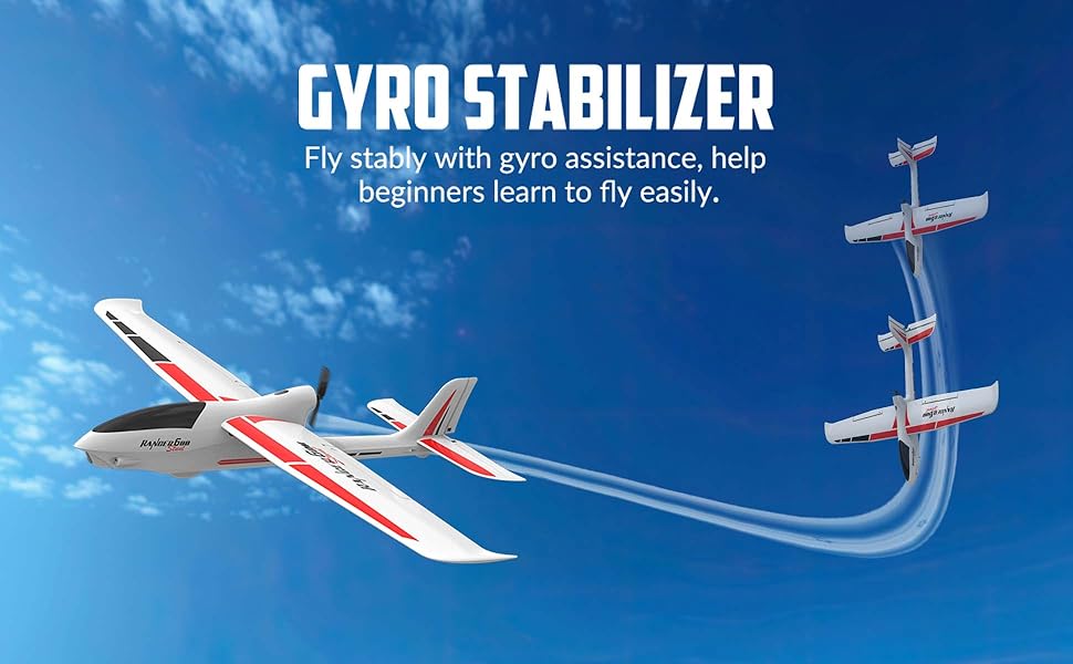 VOLANTEXRC  RC Planes for Adults,4-CH Remote Control Airplane glider with 3 Flight Modes,One-Key Stunts,23.6*18.1 inches,White